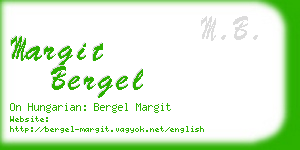 margit bergel business card